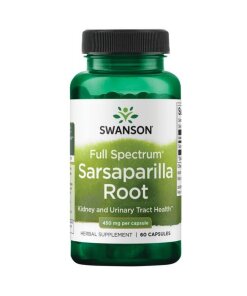 SWANSON Sarsaparilla Kolcorol 450mg 60 kaps.